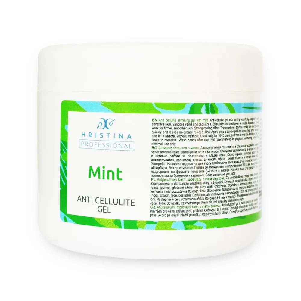 Anti-cellulite gel mint, 500 ml