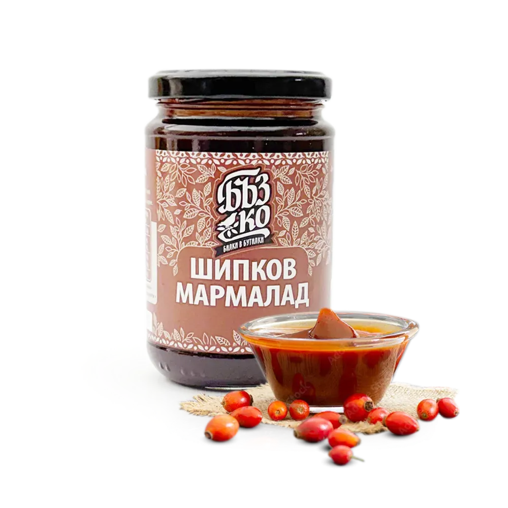 Шипков мармалад, 380 г