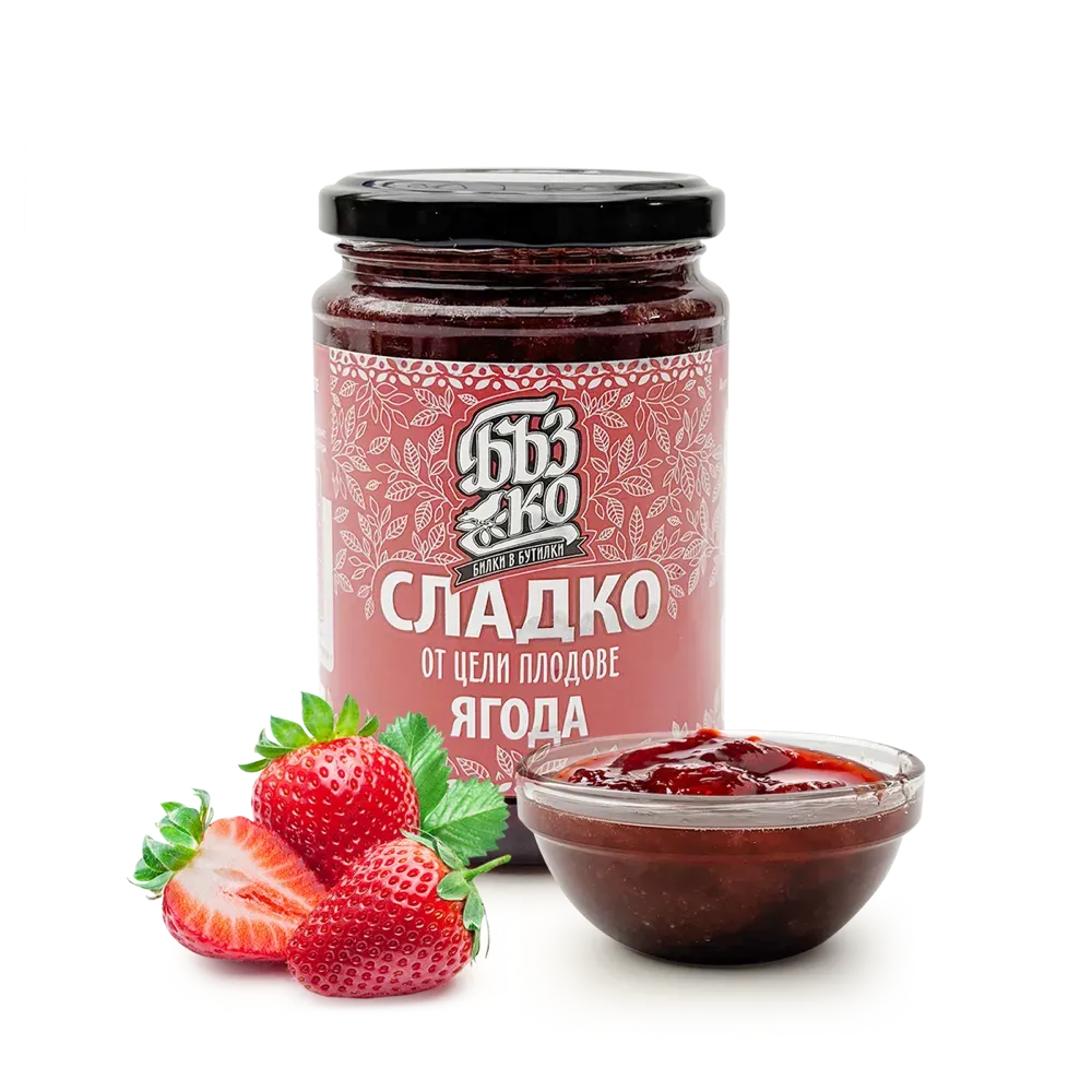 Сладко от цели ягоди, 380 г
