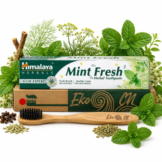 Гел за зъби с мента без флуорид,без парабени (Mint Fresh), 75 мл