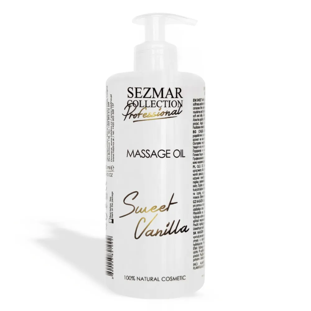 Sweet vanilla massage oil, 500 ml