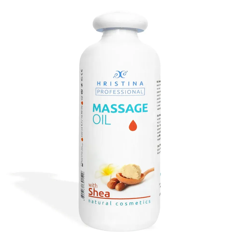 Massage oil with shea, 500 ml