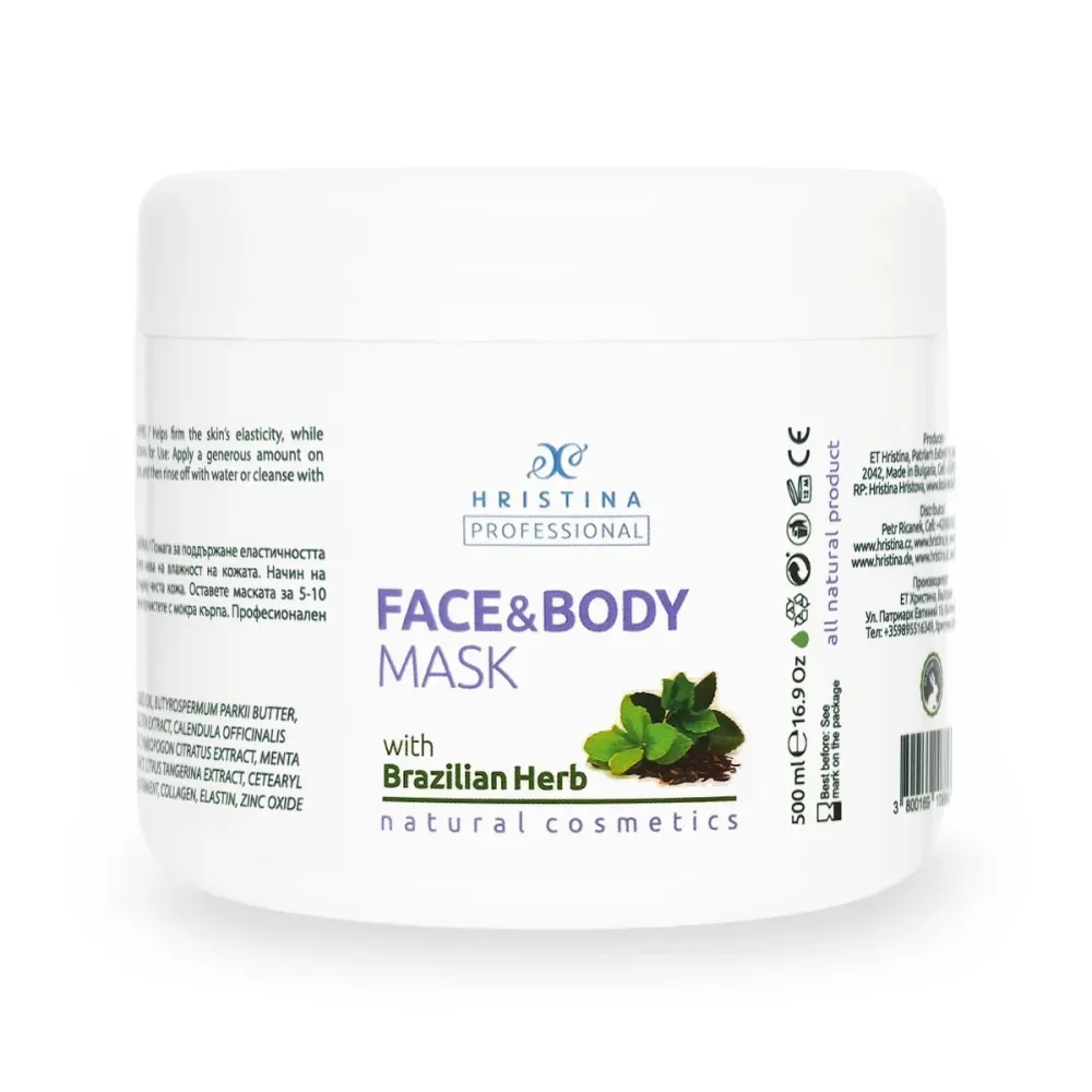 Brazilian herb face and body mask, 500 ml