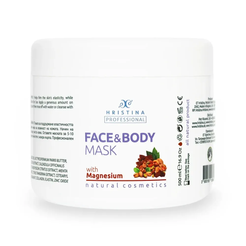 Magnesium face and body mask, 500 ml