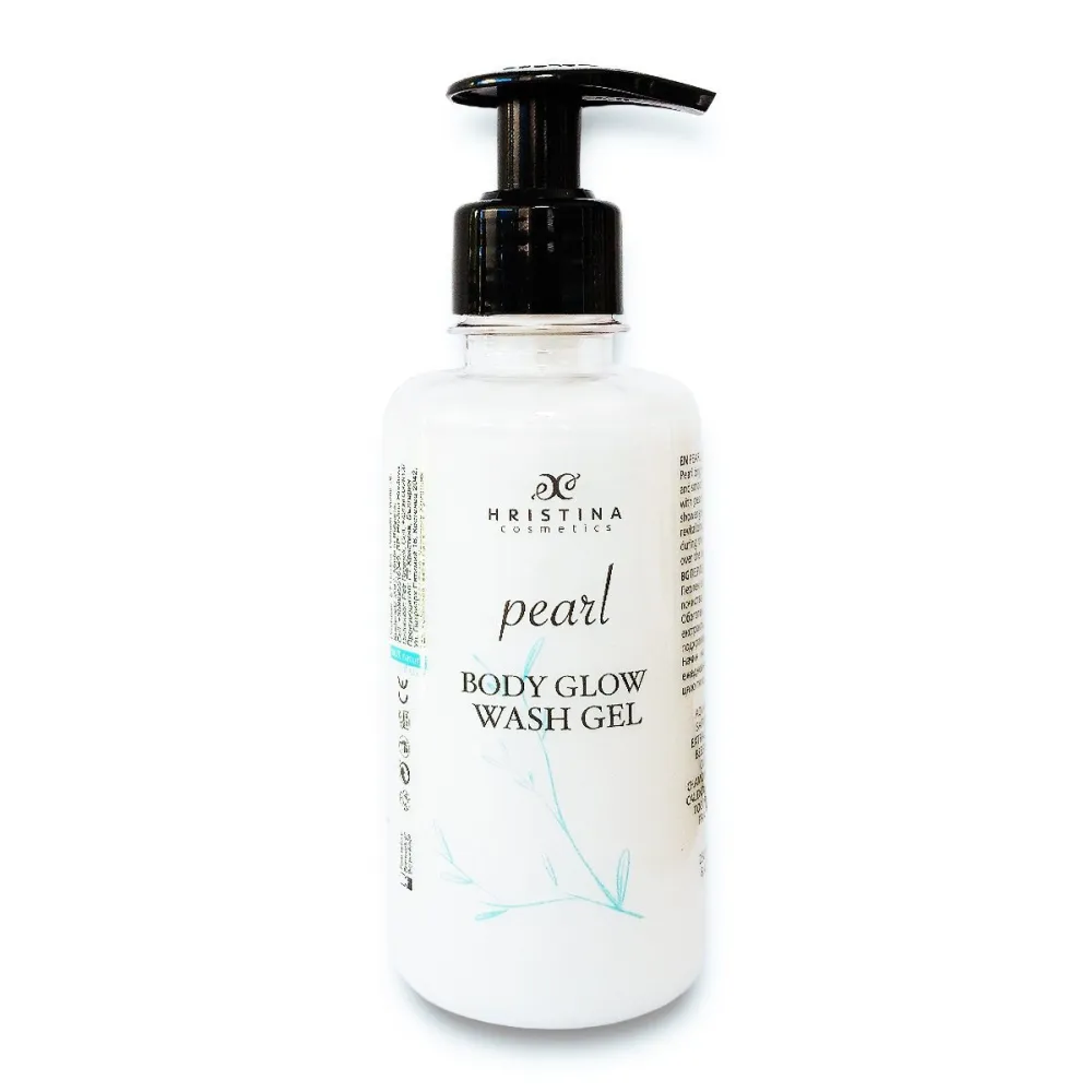 Illuminating cleansing shower body gel with pearl powder, 250 ml