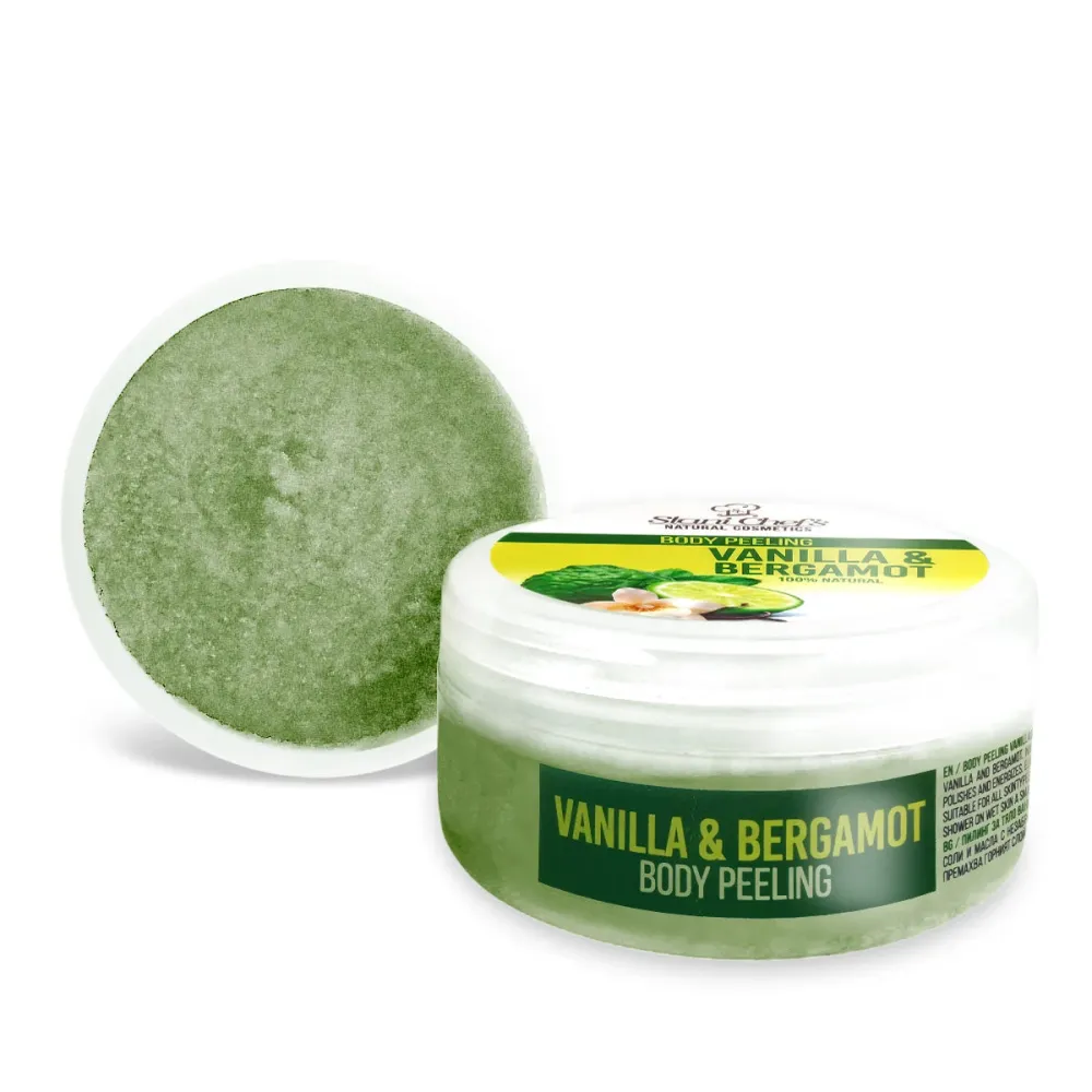Vanilla and bergamot body scrub, 250 ml