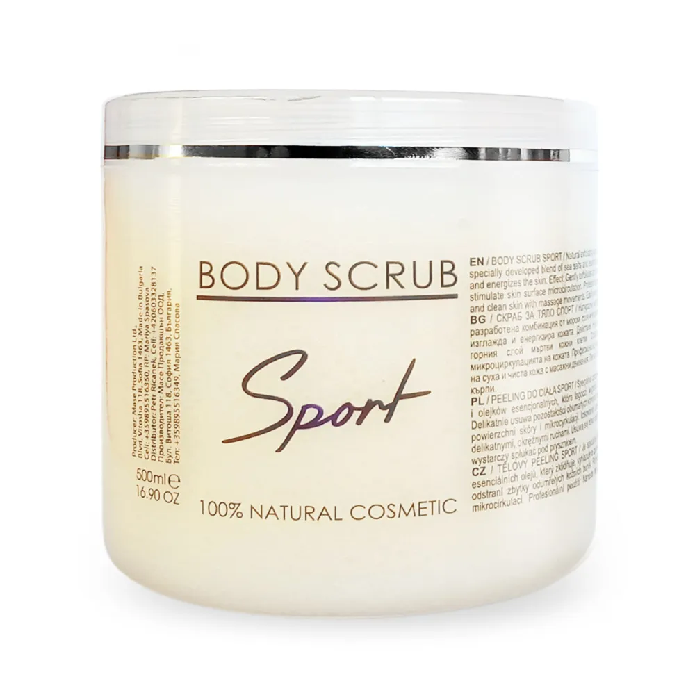 Sport body scrub, 500 ml