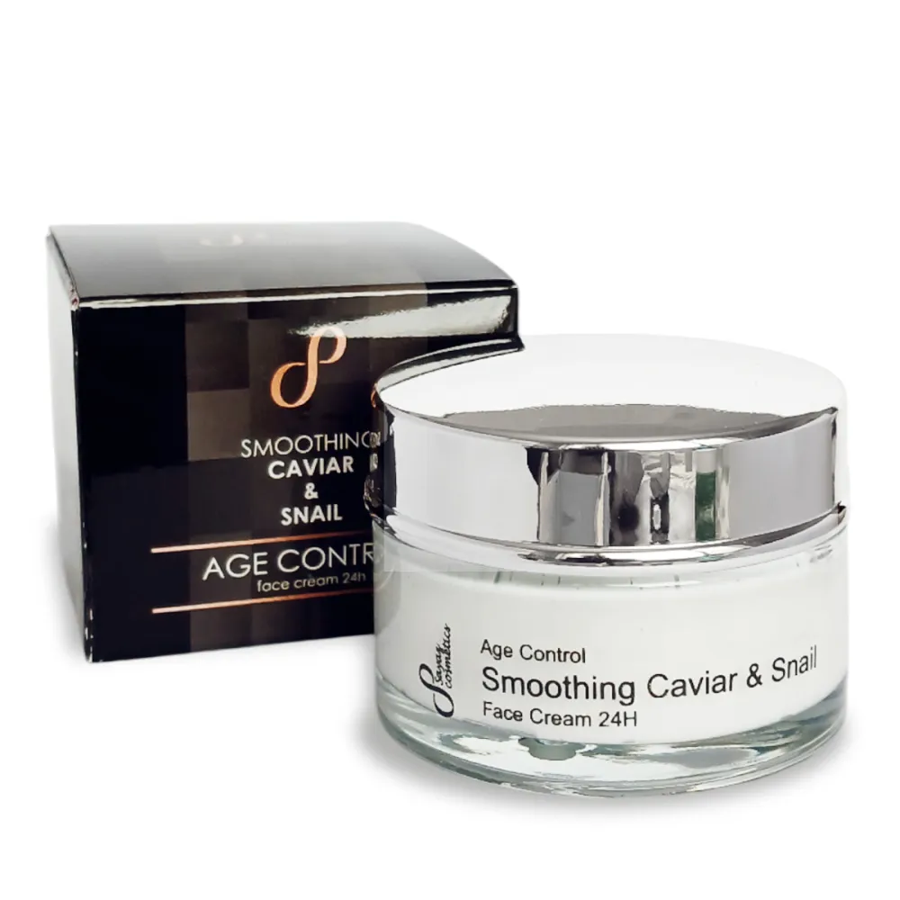 Firming and smoothing face cream 24 hour with extracts from caviar and snail, 50 ml