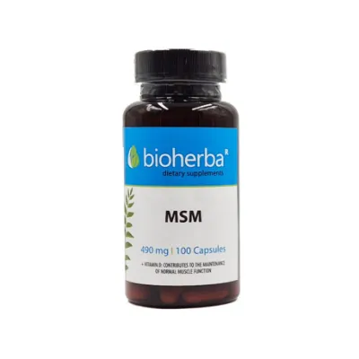 MSM (Метилсулфонилметан), 100 капсули