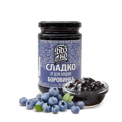 Сладко от цели боровинки, 380 г