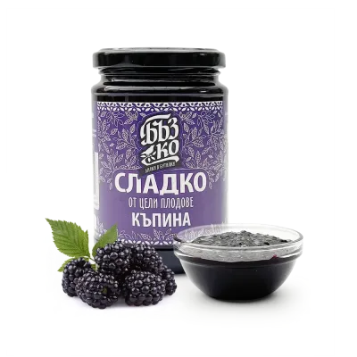 Сладко от цели къпини, 380 г