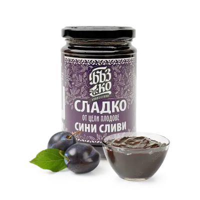 Сладко от цели сини сливи, 380 г