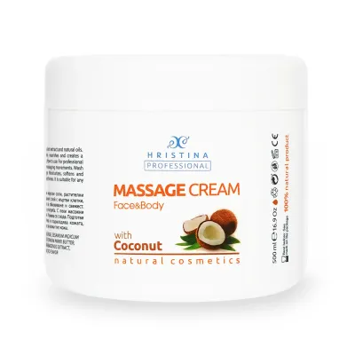 Coconut massage cream, 500 ml