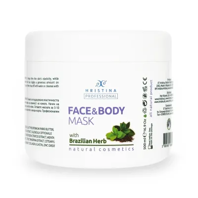 Brazilian herb face and body mask, 500 ml