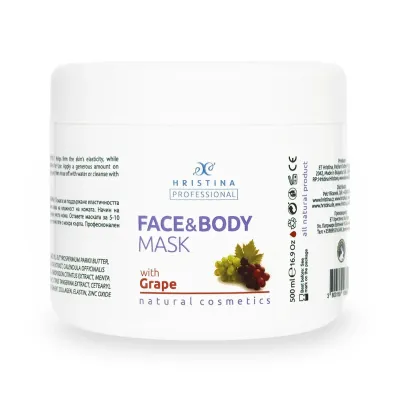 Grape face and body mask, 500 ml