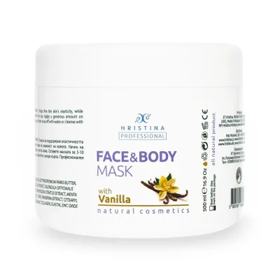 Vanilla face and body mask, 500 ml